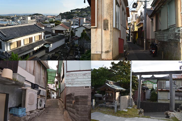 島の中に路地の景色！？